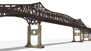 Whitestone Bridge Model - TurboSquid 1853281