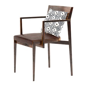 Dining and Waiting Room Chair 3D model