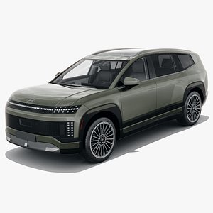 3D Hyundai Ioniq 9 with interior model