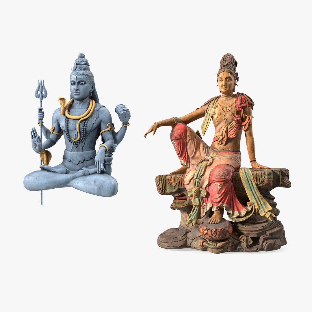 Mythical Gods Collection 3D model preview