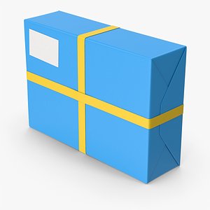 3D Blue Package