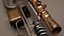 Rifle Steampunk Estilizado em Baixa Poligonalidade
