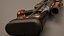 Rifle Steampunk Estilizado em Baixa Poligonalidade