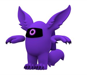 purple werewolf 3D