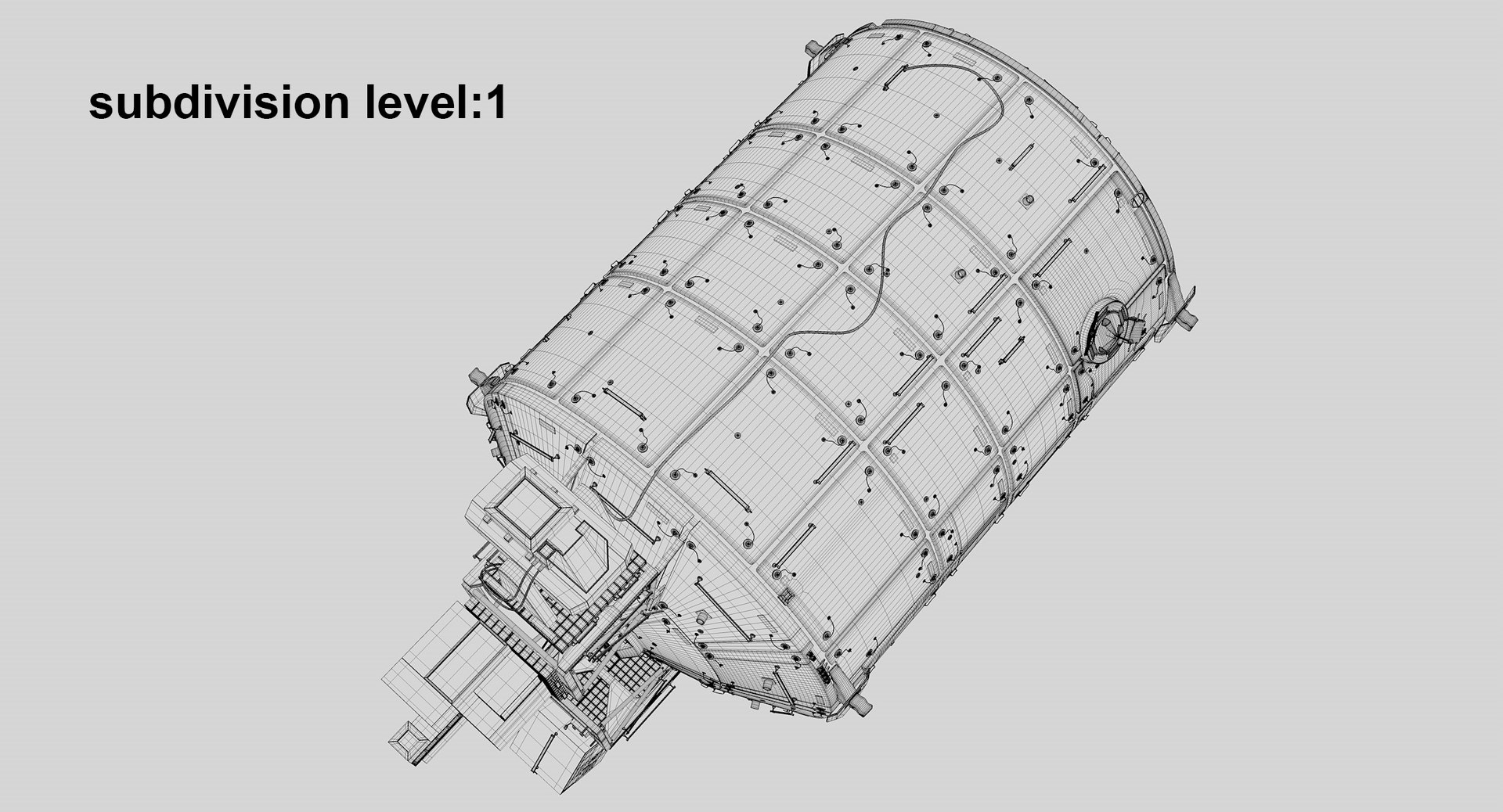 Columbus ISS Module 3D - TurboSquid 2160701