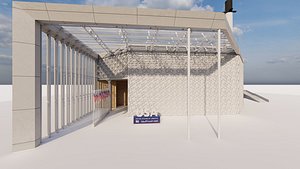 3D Expo 2020 Dubai USA pavilion 3D model