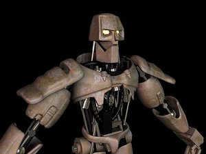 robot warrior 3d model