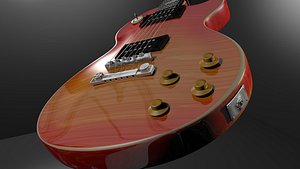 Les Paul Guitar 3d Model