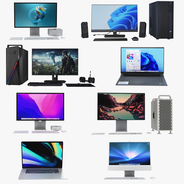 免费电脑显示器3D模型下载| TurboSquid