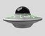 3D model alien spaceship