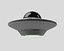 3D model alien spaceship