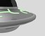 3D model alien spaceship