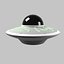 3D model alien spaceship