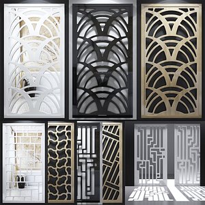 3D model screen decorative