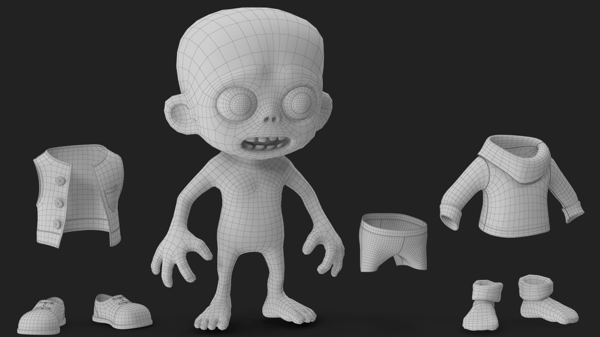 Cartoon Zombie Blue in a Brown Costume 3D model https://p.turbosquid.com/ts-thumb/TH/54xGLI/7U/wireframe_06/jpg/1765696567/1920x1080/fit_q87/00b4289b5a55624efa59ea779115e1d80512dff9/wireframe_06.jpg
