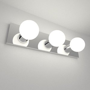 3d bathroom vanity light