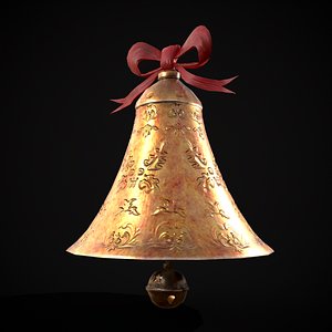 Gold Bell Tree Ornament