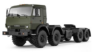 Kamaz 6350 Mustang 2005 3D model