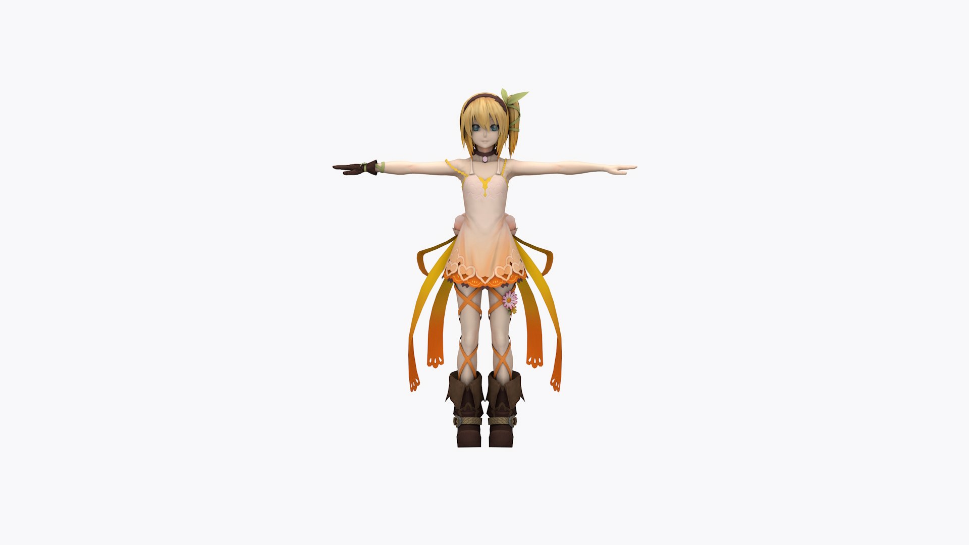 Anime Character V2 3D Model - TurboSquid 2086056