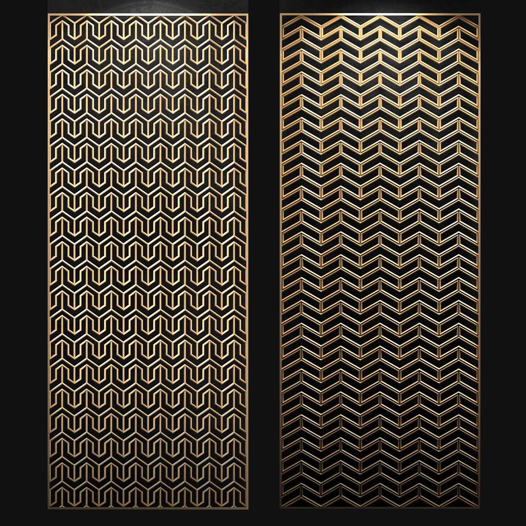Decorative Partitions Patterns 3D Model - TurboSquid 1351953