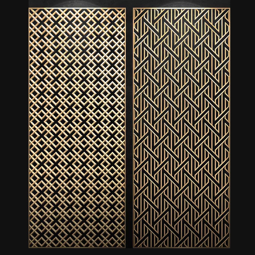 Decorative Partitions Patterns 3D Model - TurboSquid 1351953