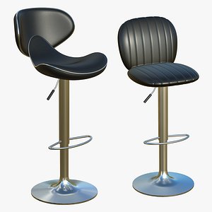 Stool Chair V127 3D model