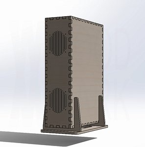 WoodMark Pandora microATX  mini-ITX 3D model