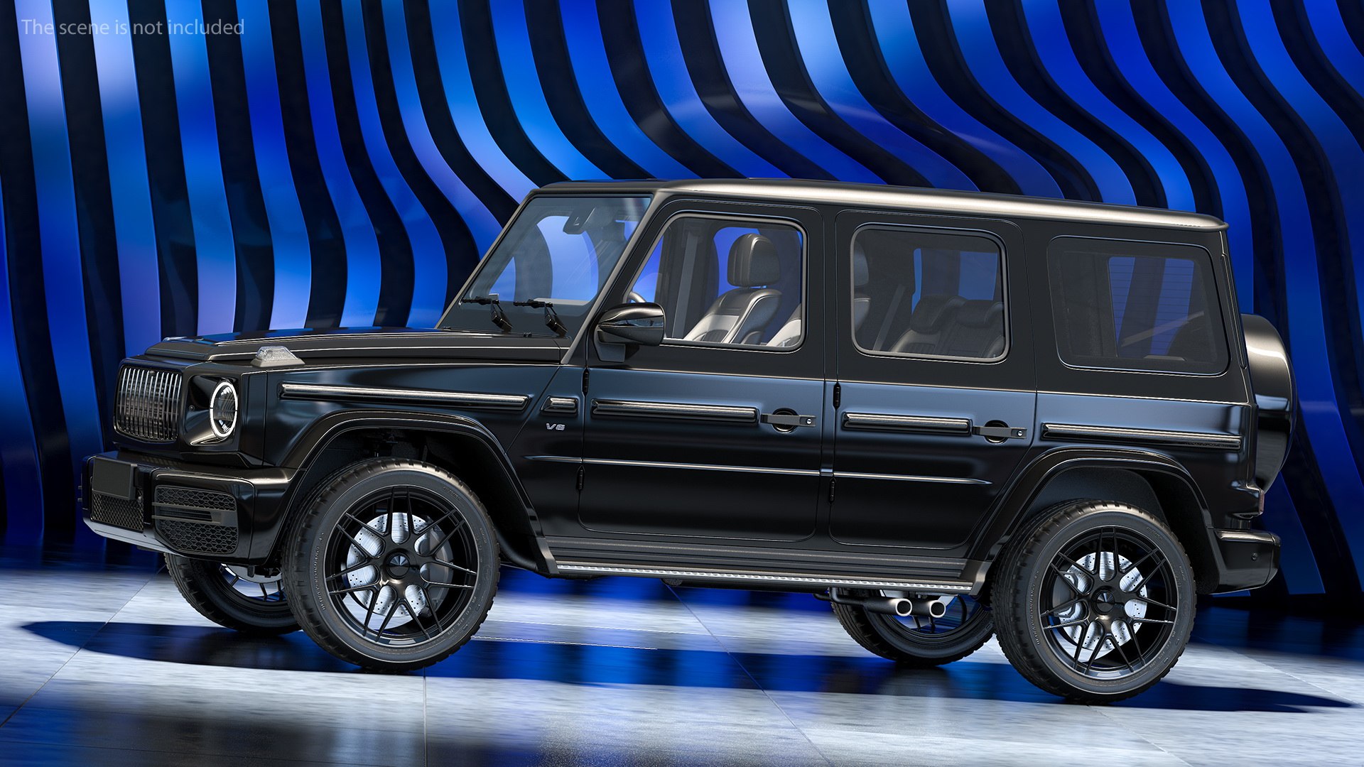 Luxury SUV Generic 3D model preview