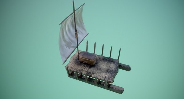 raft 3d obj