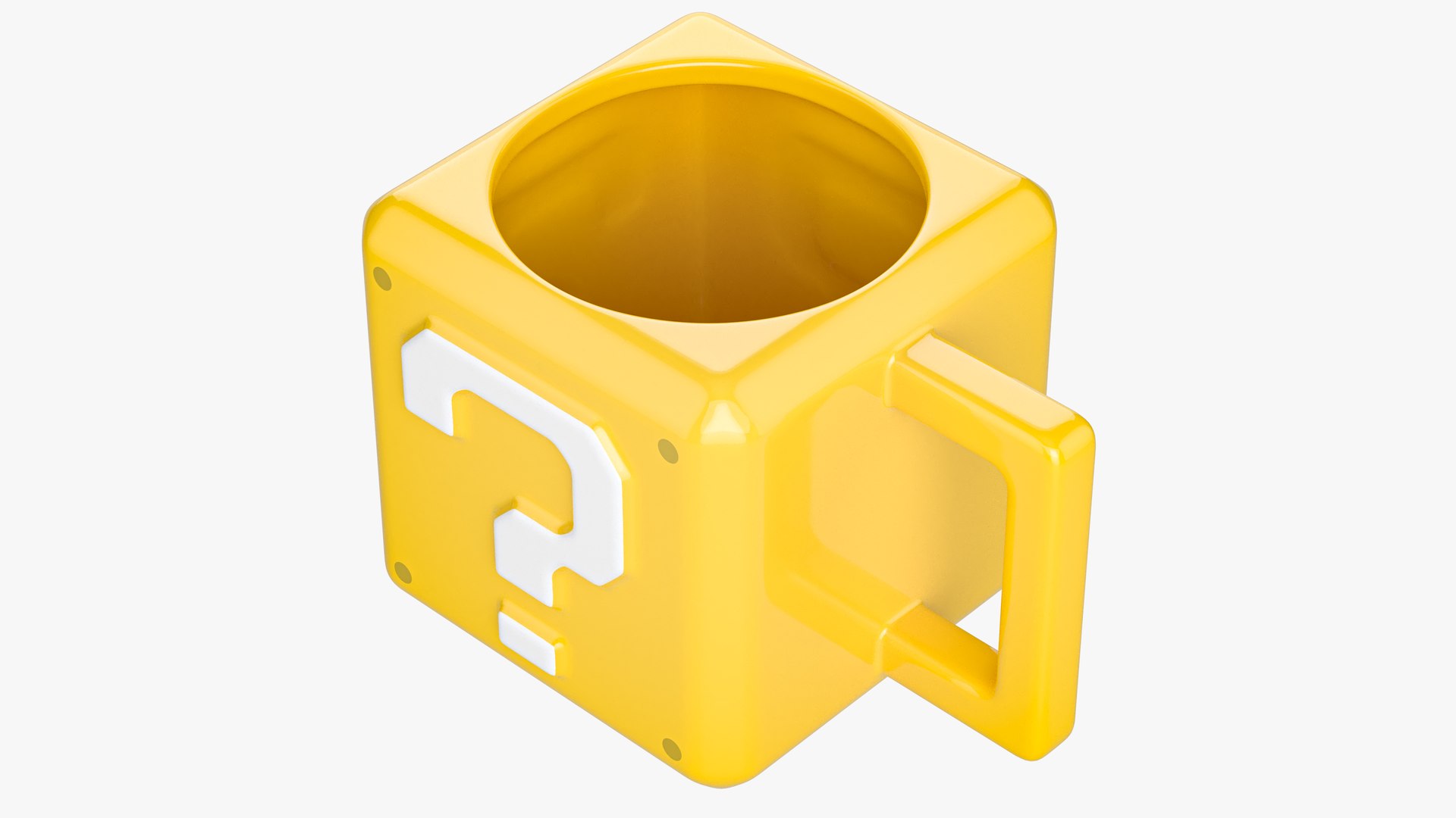 Question Block Mug Model - TurboSquid 2283058