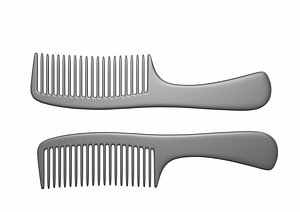 Wide-tooth hair comb
