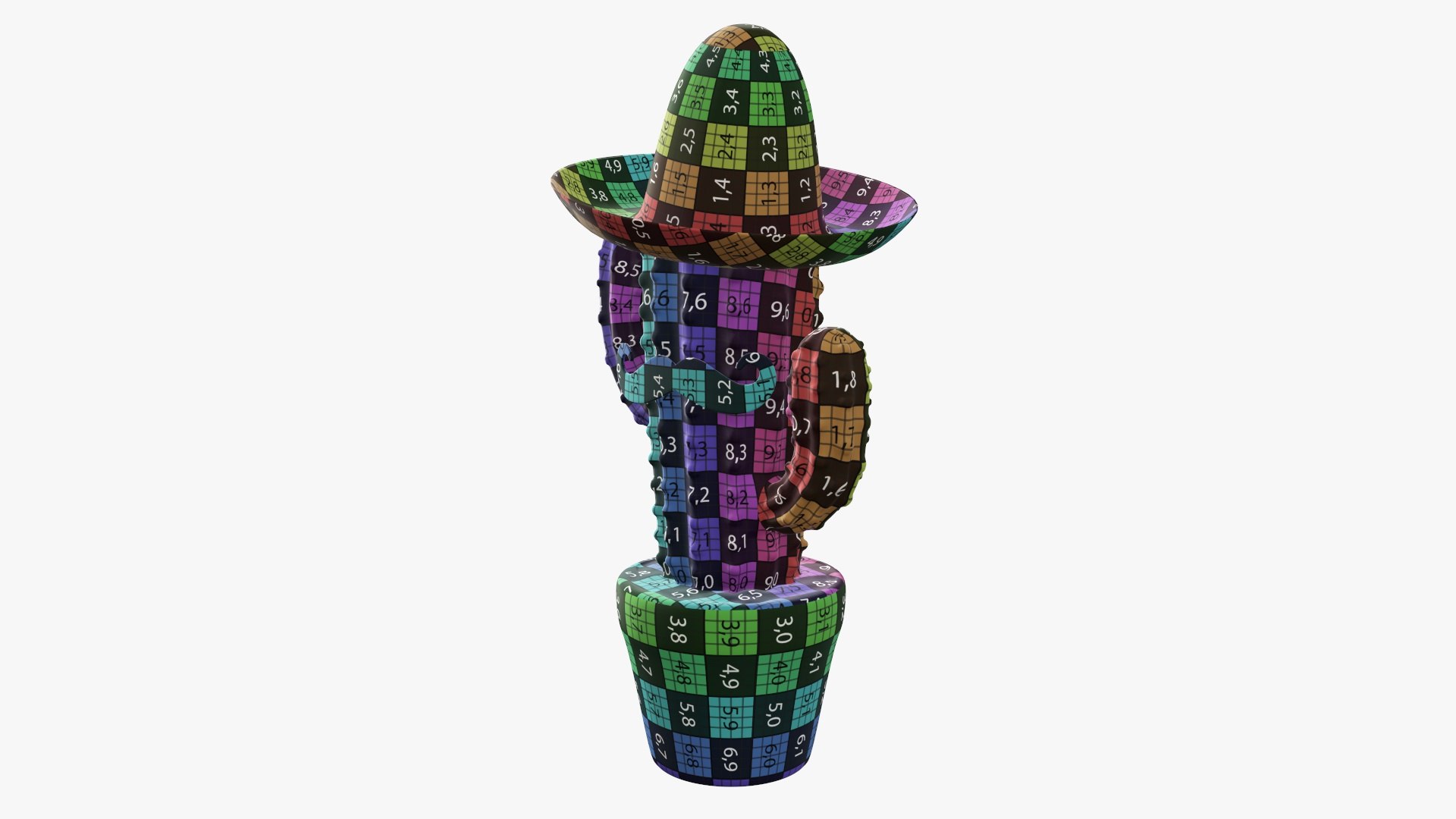Decorative Cactus Stylized Model - TurboSquid 1645059