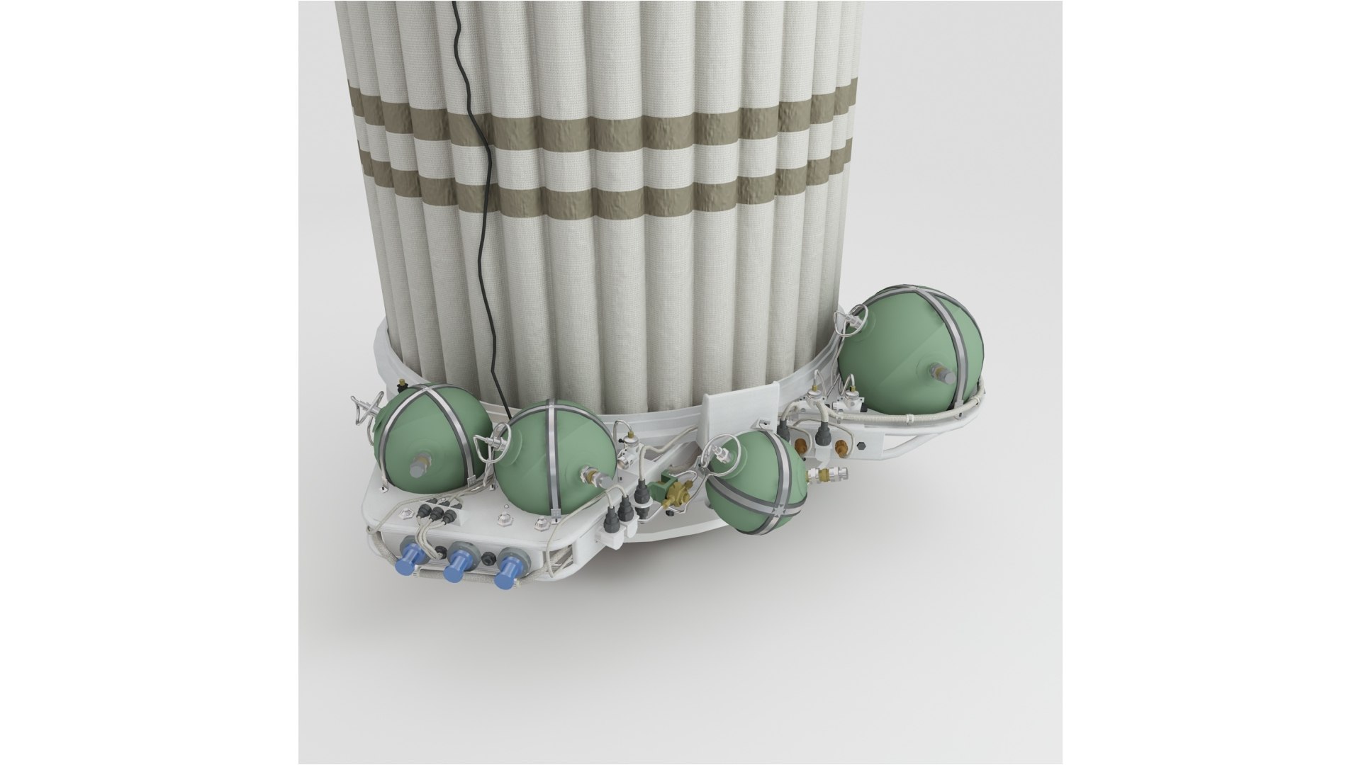 3D Inflatable Airlock Of Spacecraft Voskhod-2 Model - TurboSquid 1839703