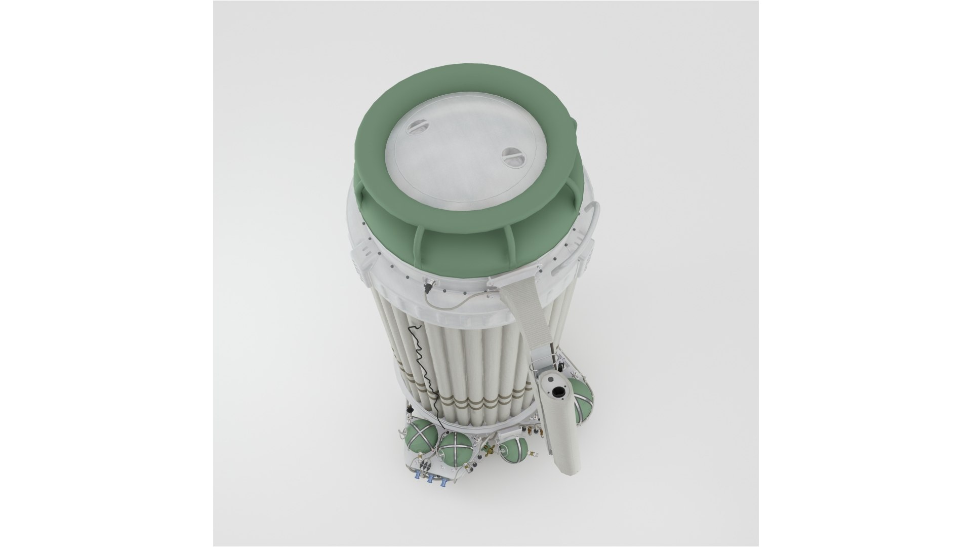 3D Inflatable Airlock Of Spacecraft Voskhod-2 Model - TurboSquid 1839703