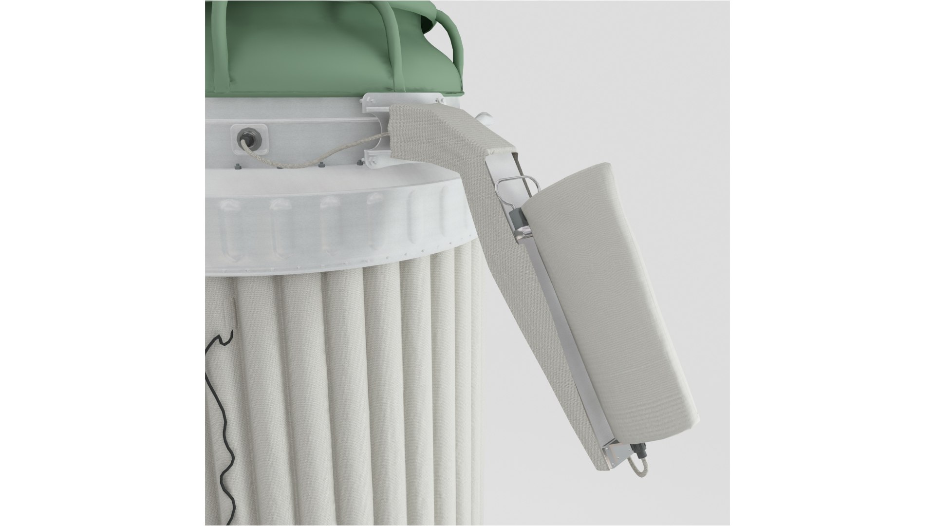 3D Inflatable Airlock Of Spacecraft Voskhod-2 Model - TurboSquid 1839703