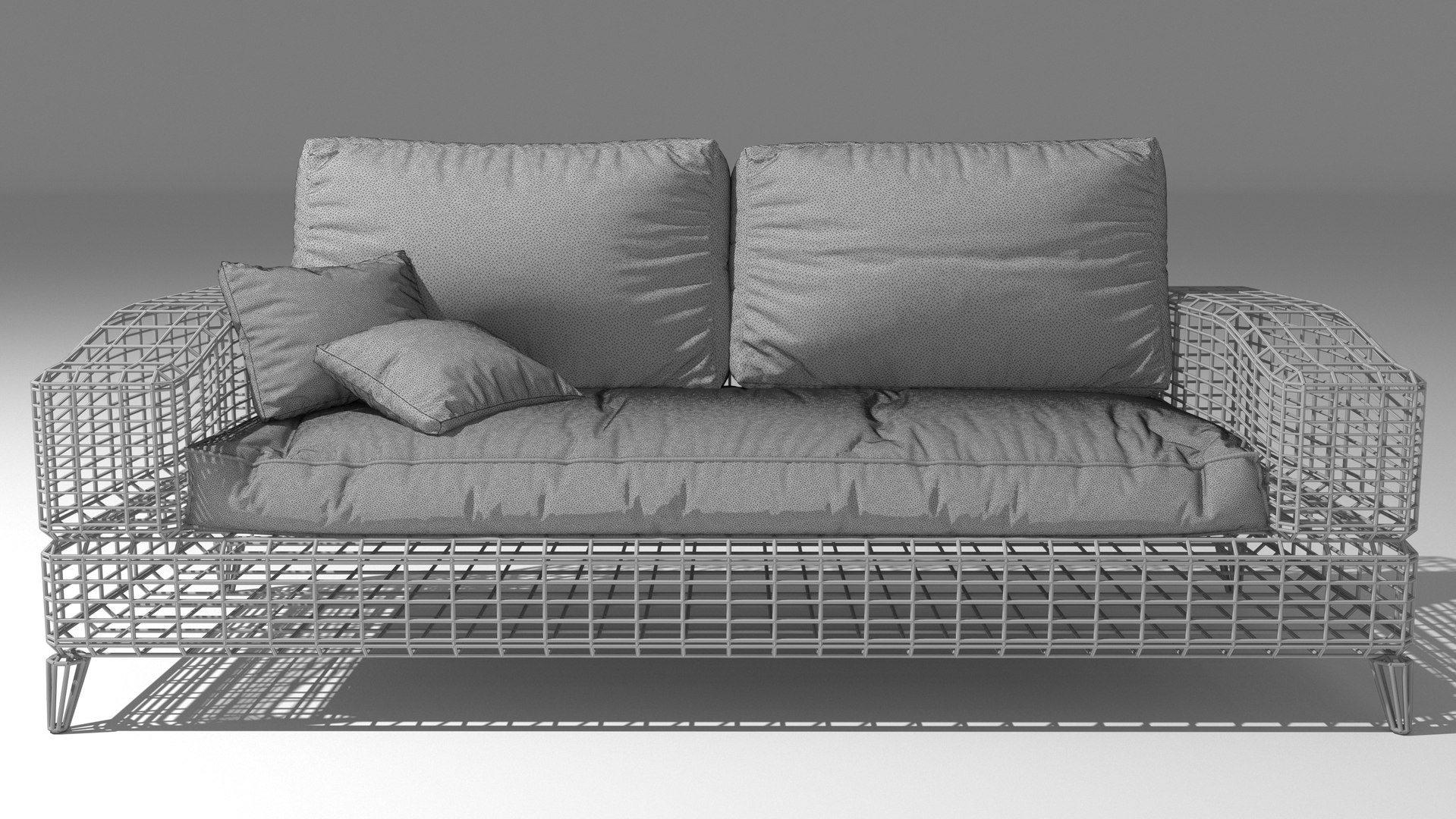Sofa Green 3D model TurboSquid 1986458