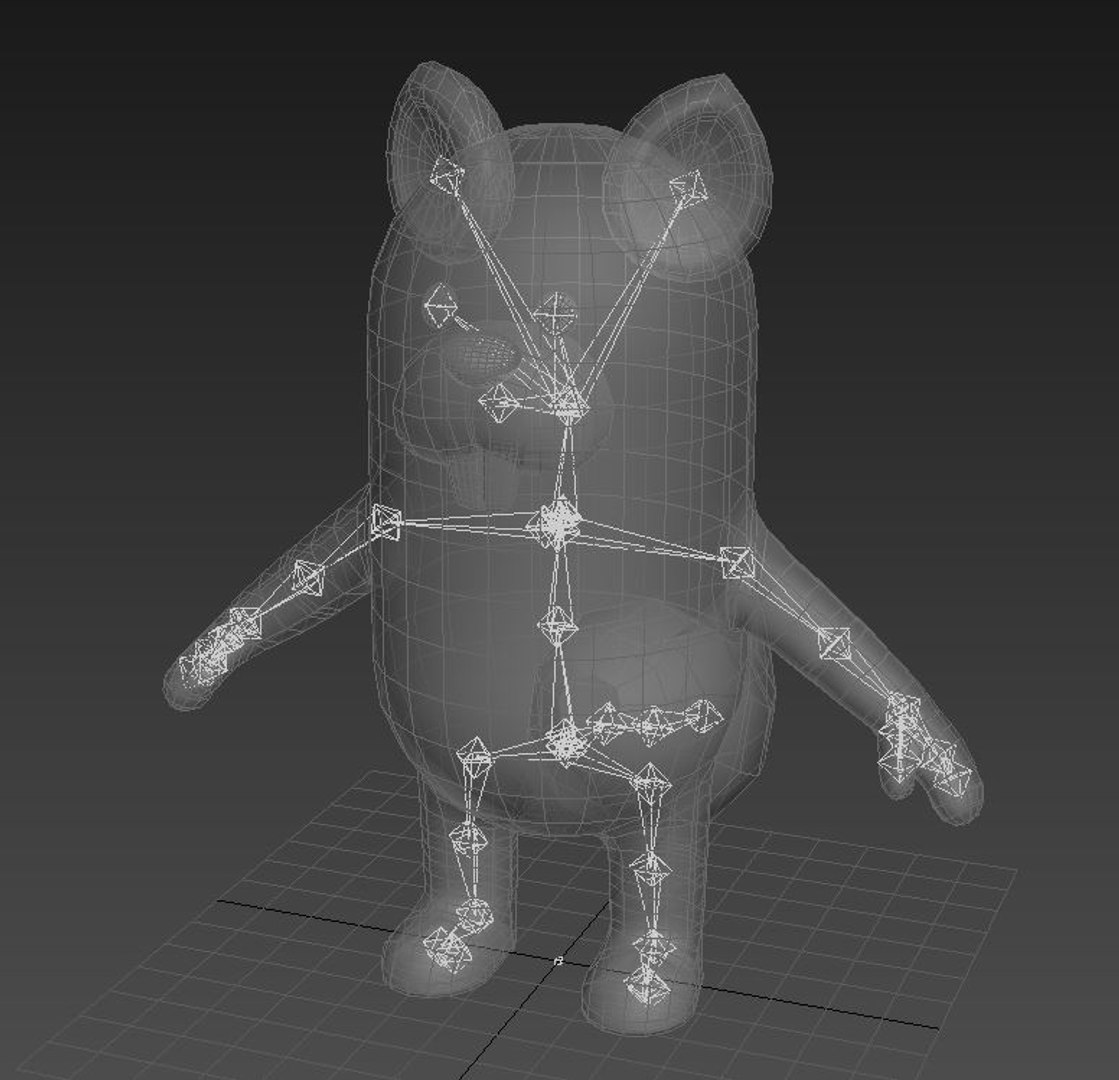 Rigged squirrel cartoon 3D model - TurboSquid 1294117
