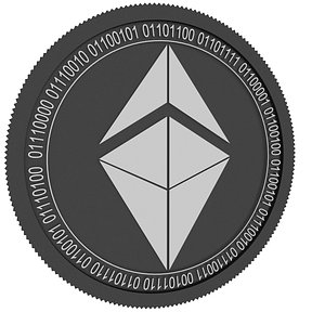 zxth black coin 3D model