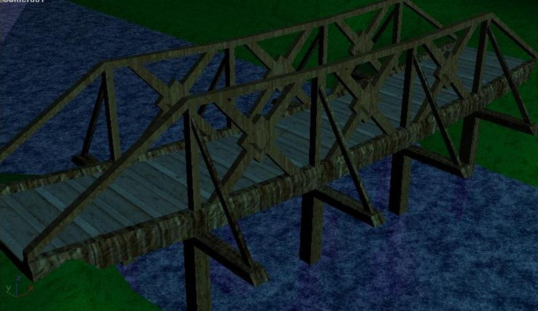 Wooden Bridge 3d Max