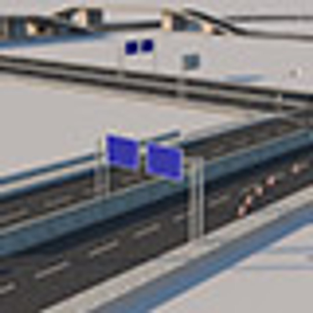 3D road pack modular kit model - TurboSquid 1248860