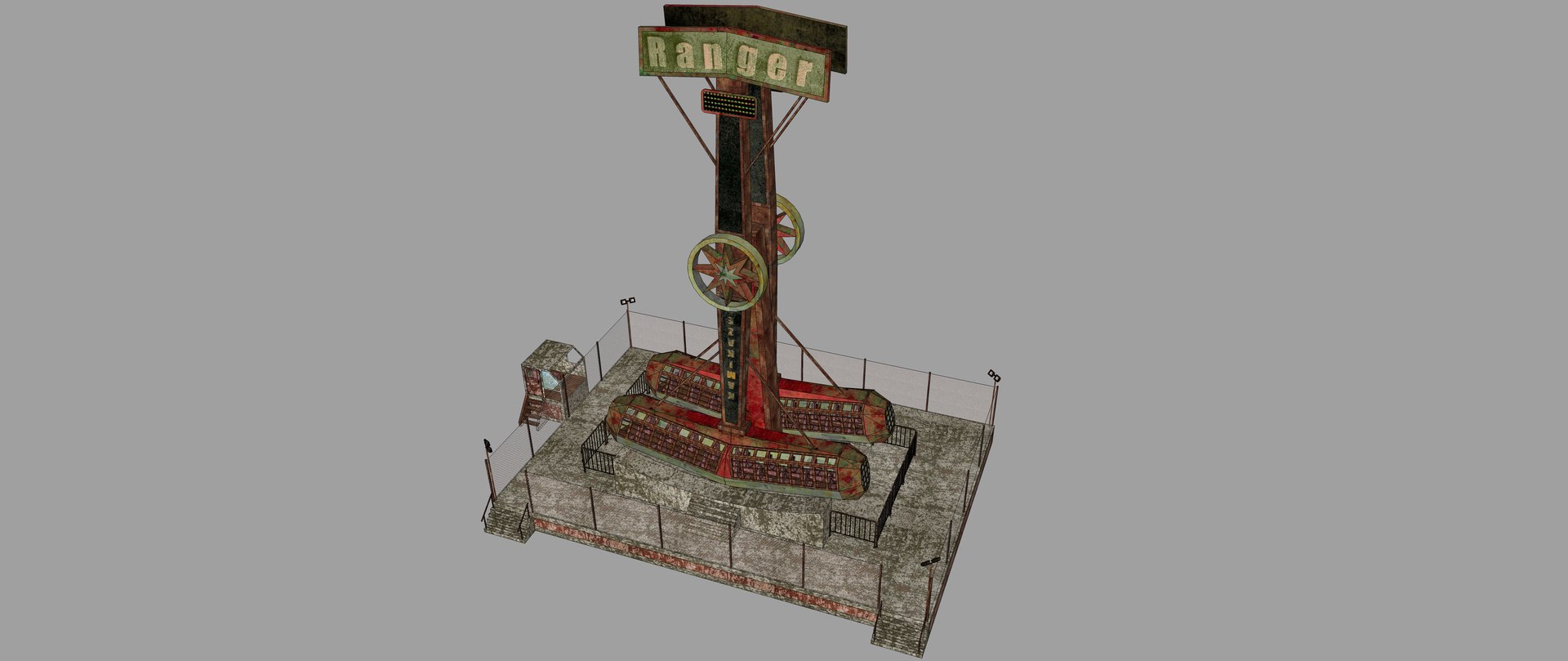 3D Ranger Ride Abandoned - TurboSquid 1345666