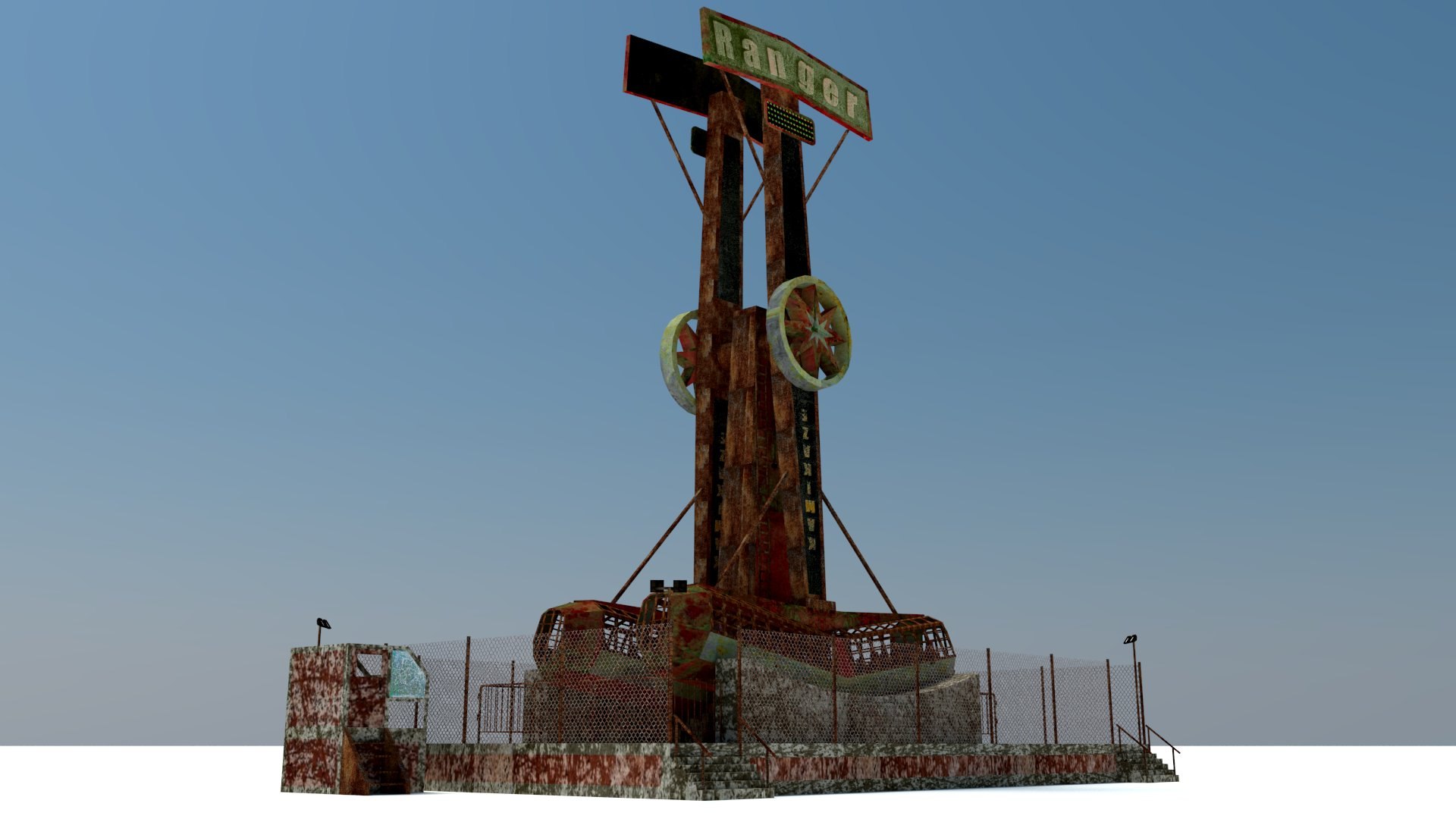 3D Ranger Ride Abandoned - TurboSquid 1345666