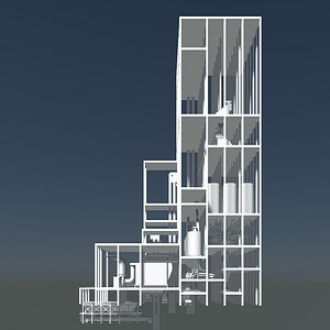 3D Industrial tower
