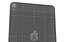 Apple iPad 2025 Silver Low Poly 3D model