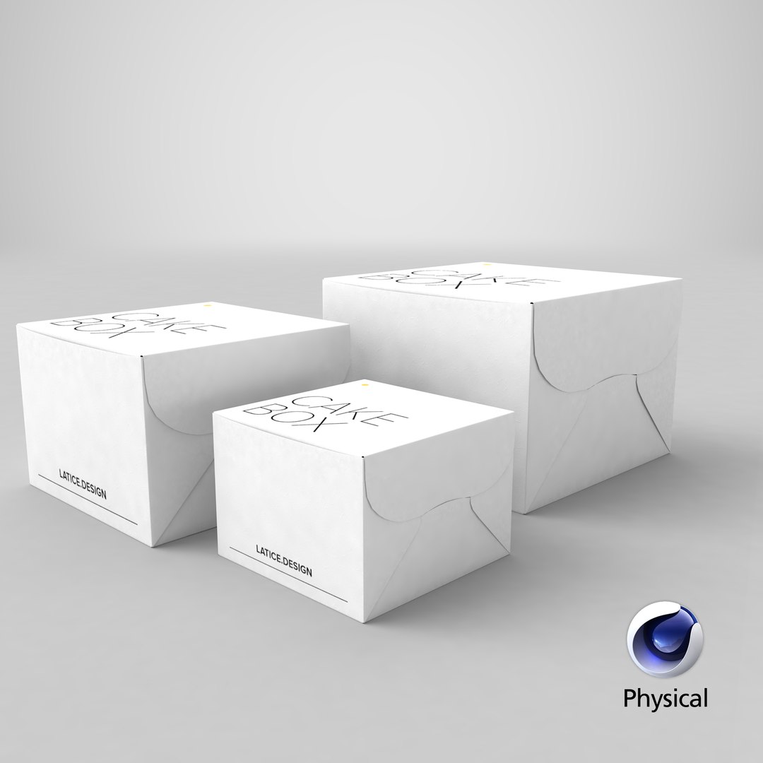 3D cake box https://p.turbosquid.com/ts-thumb/TH/tc0Q1r/mWA8qUac/stemcell_cinema_4d_physical_render/png/1567662203/1920x1080/fit_q87/277ffae24399cad5db9627048fa3f2185fcc5506/stemcell_cinema_4d_physical_render.jpg