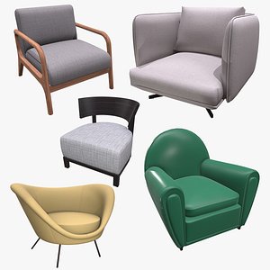3D Arm Chair Collection