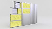 Wall Inside Trapezoidal Metal Sheet 14