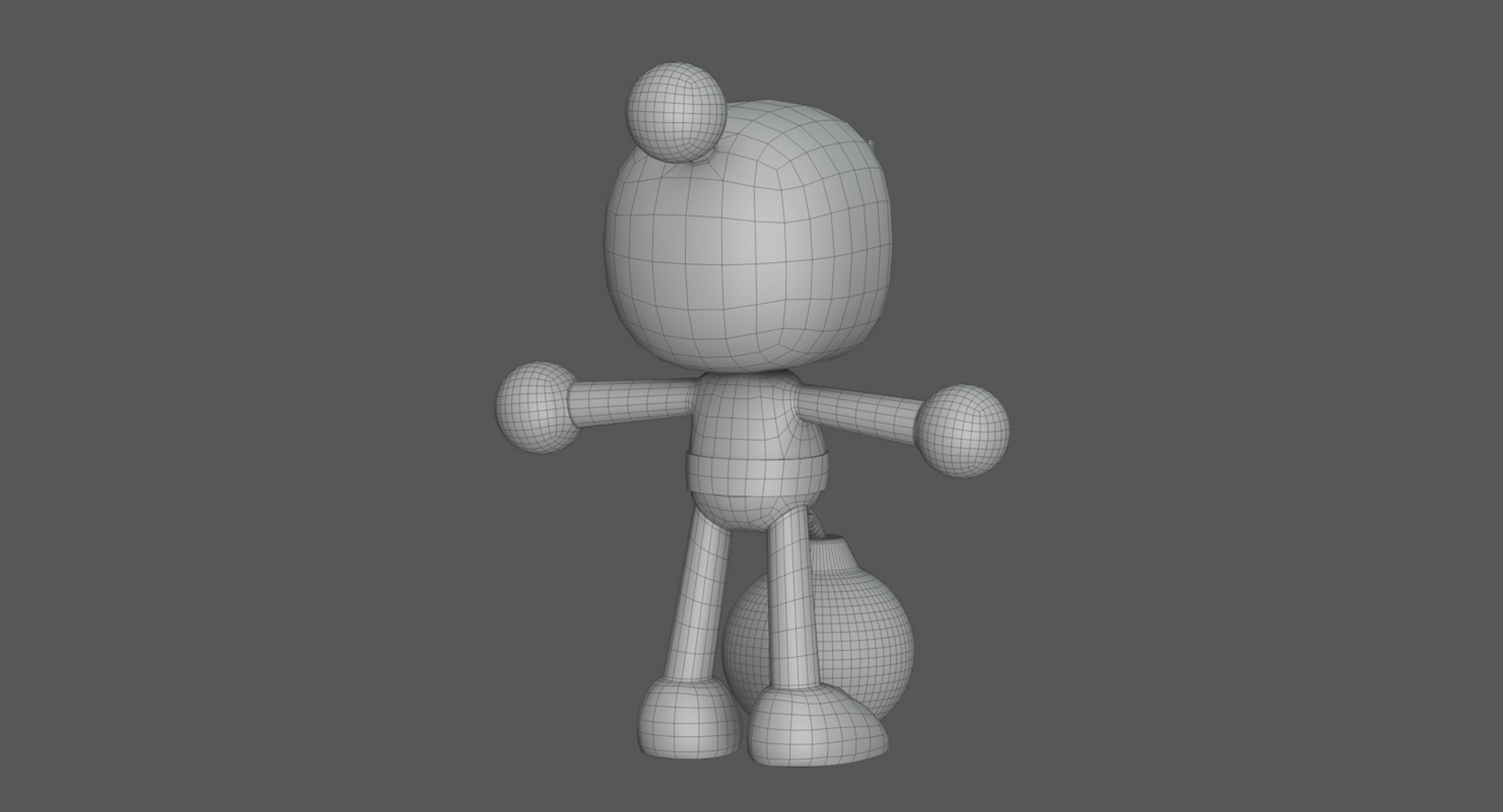 3D Shiron Bom Super Bomberman Model - TurboSquid 1383093