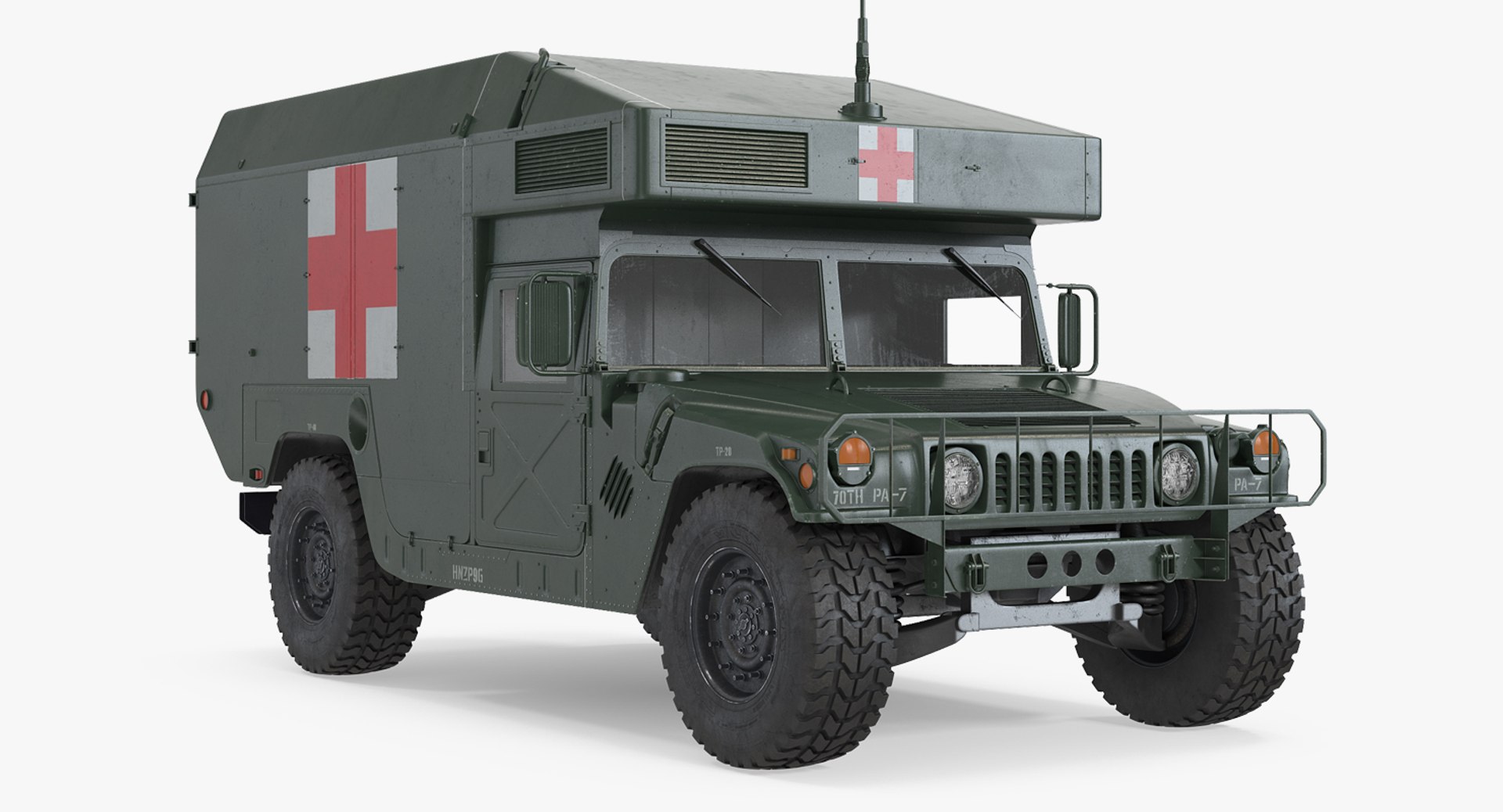 3D military ambulance - TurboSquid 1487812