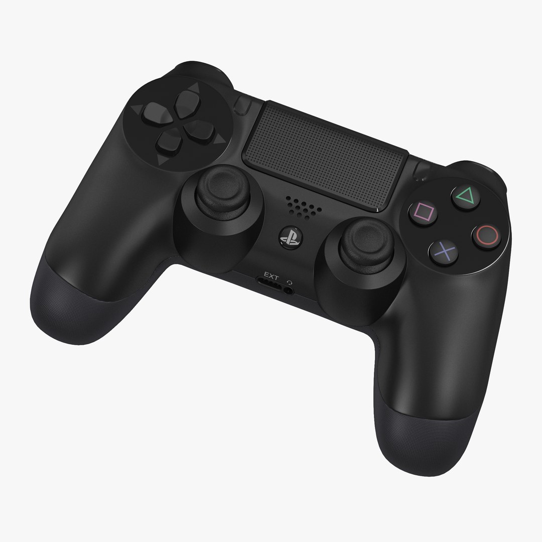 Sony PlayStation 4 Wireless Controller DualShock 4 3D model preview